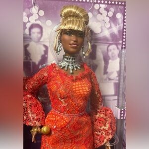 Barbie Inspiring Women Doll, Celia Cruz Queen of Salsa in Red Lace Dress
